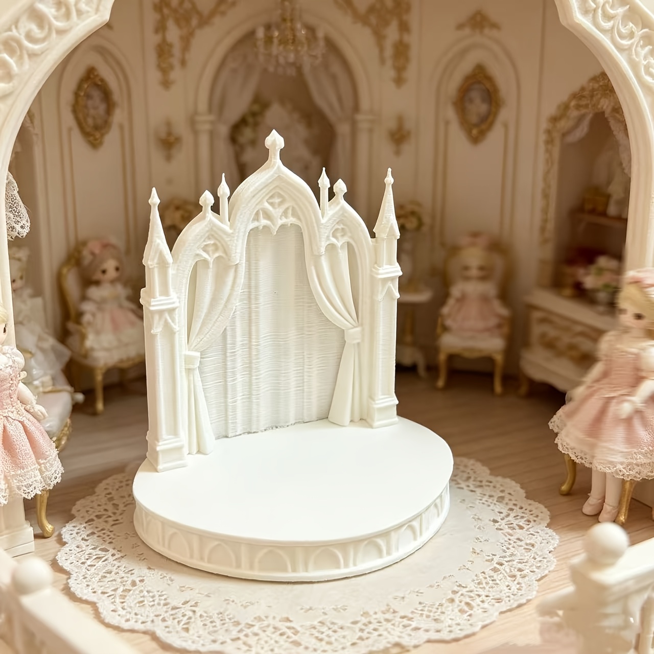 Model Kit In Era - Plateforme de Diorama Château Gothique DIY,