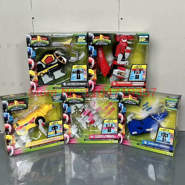 Model Kit Megazord - Figurines d'action authentiques Playmates Mmpr Re-Ignition
