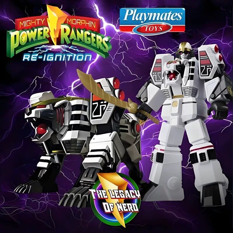 Model Kit Megazord - Jouets Playmates Power Rangers White Tiger