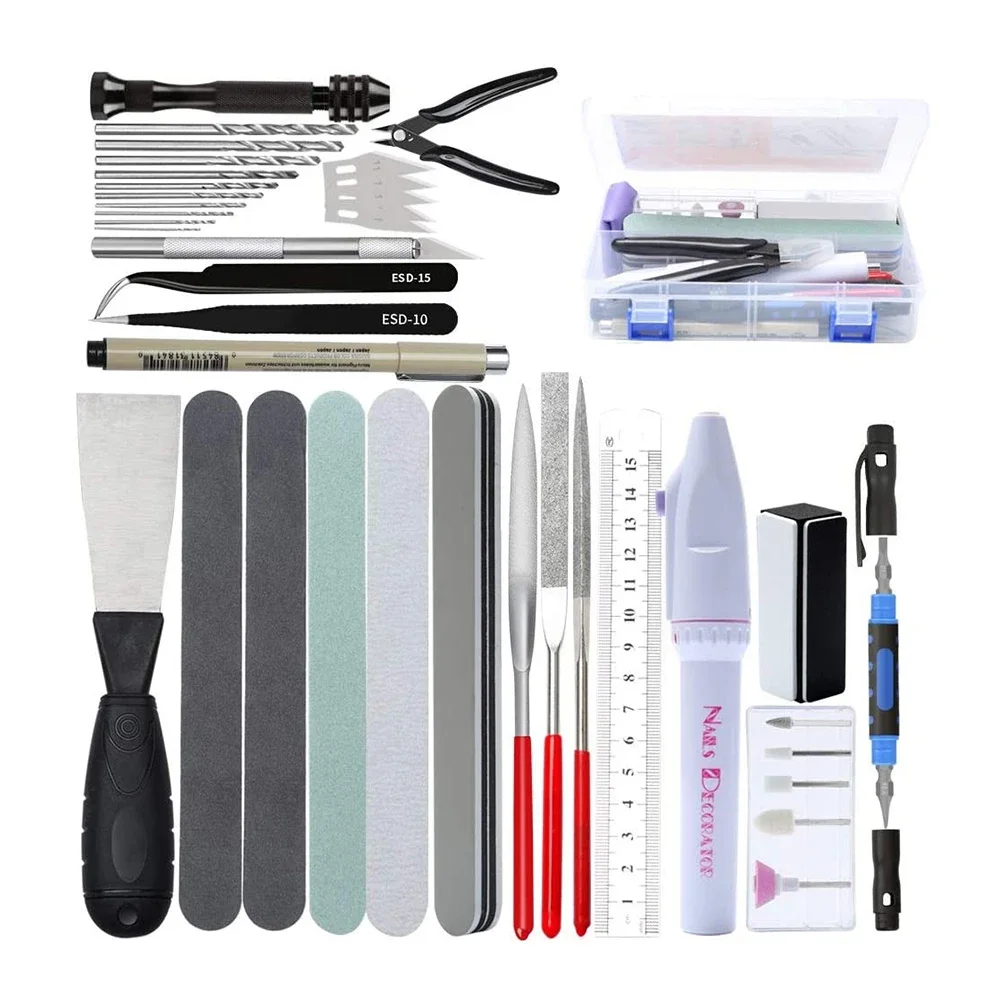 Model Kit Tweezers - Ensemble d'outils de construction de maquettes