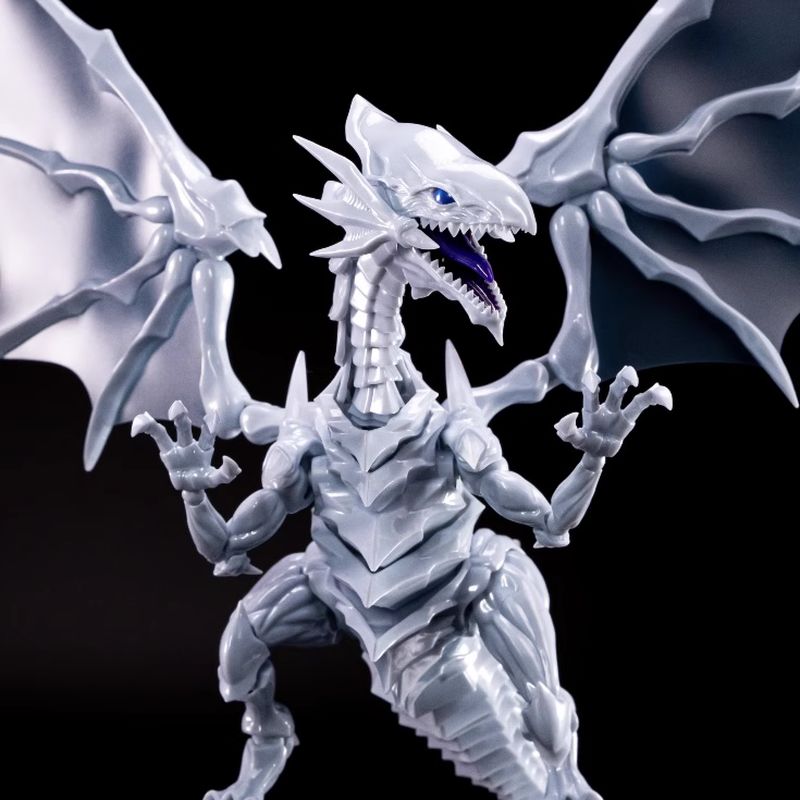 Model Kit Yugioh - Nouvelle figurine Yu-Gi-Oh Dragon Blanc aux