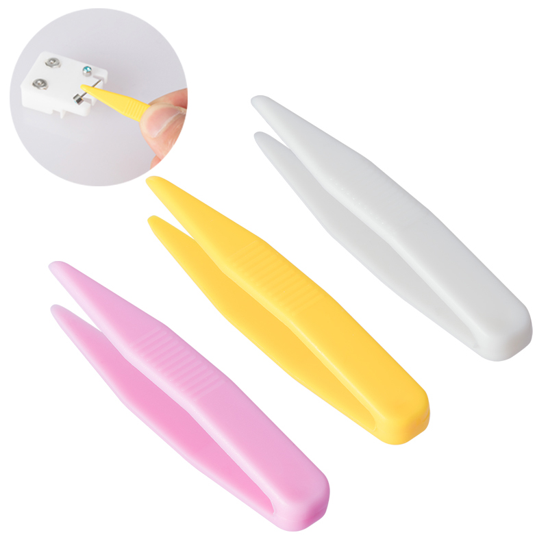 Model Kit Tweezers - Pincettes à perles en plastique, 10