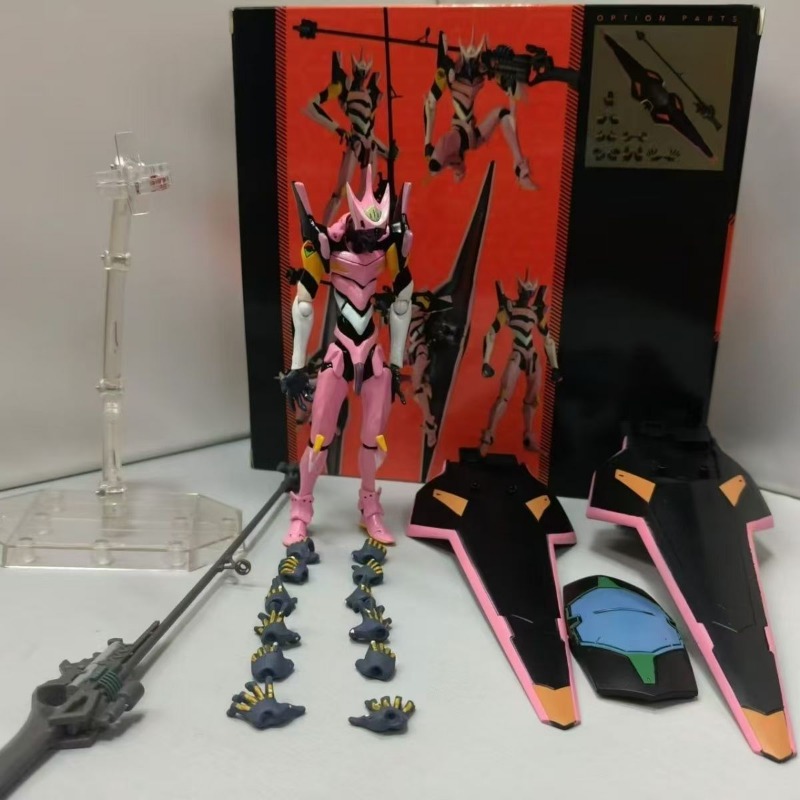 Model Kit Eva 02 - Nouvelle figurine articulée EVA EVANGELION-08 rose