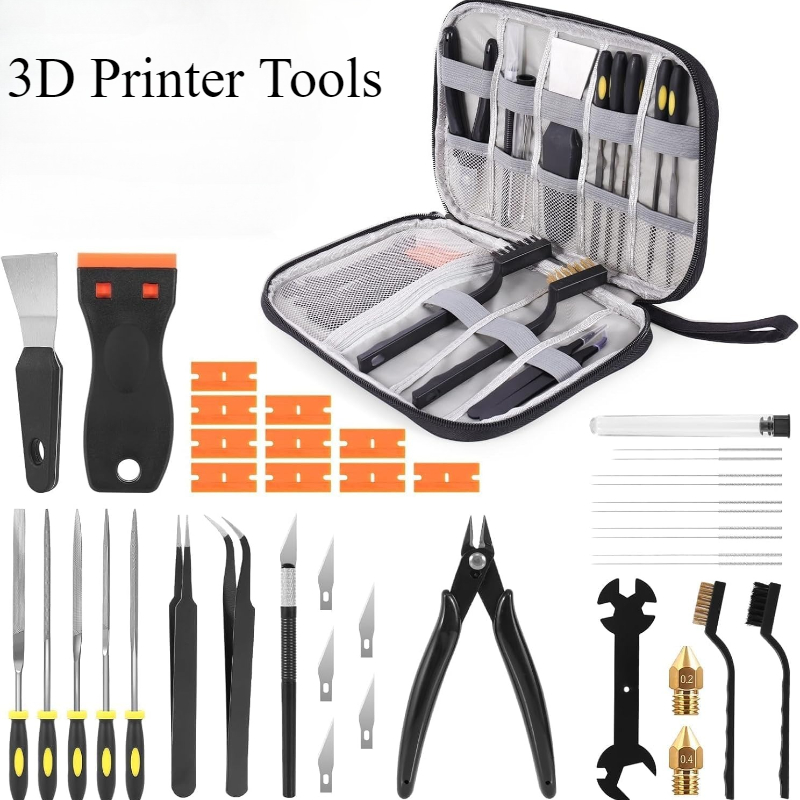 Model Kit Tweezers - Kit d'outils d'imprimante 3D, 34 pièces,