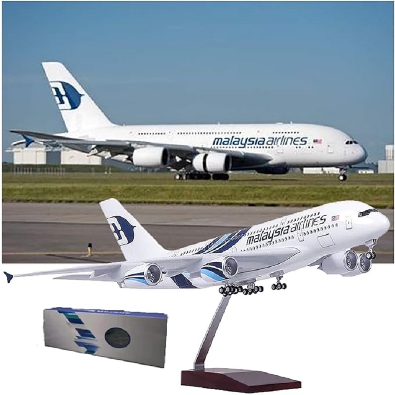 Model Kit Ixchel - Modèle d'avion en métal Malaysia Airlines