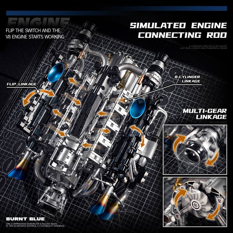 Kit de blocs de construction d - Model Kit Motor avis et prix