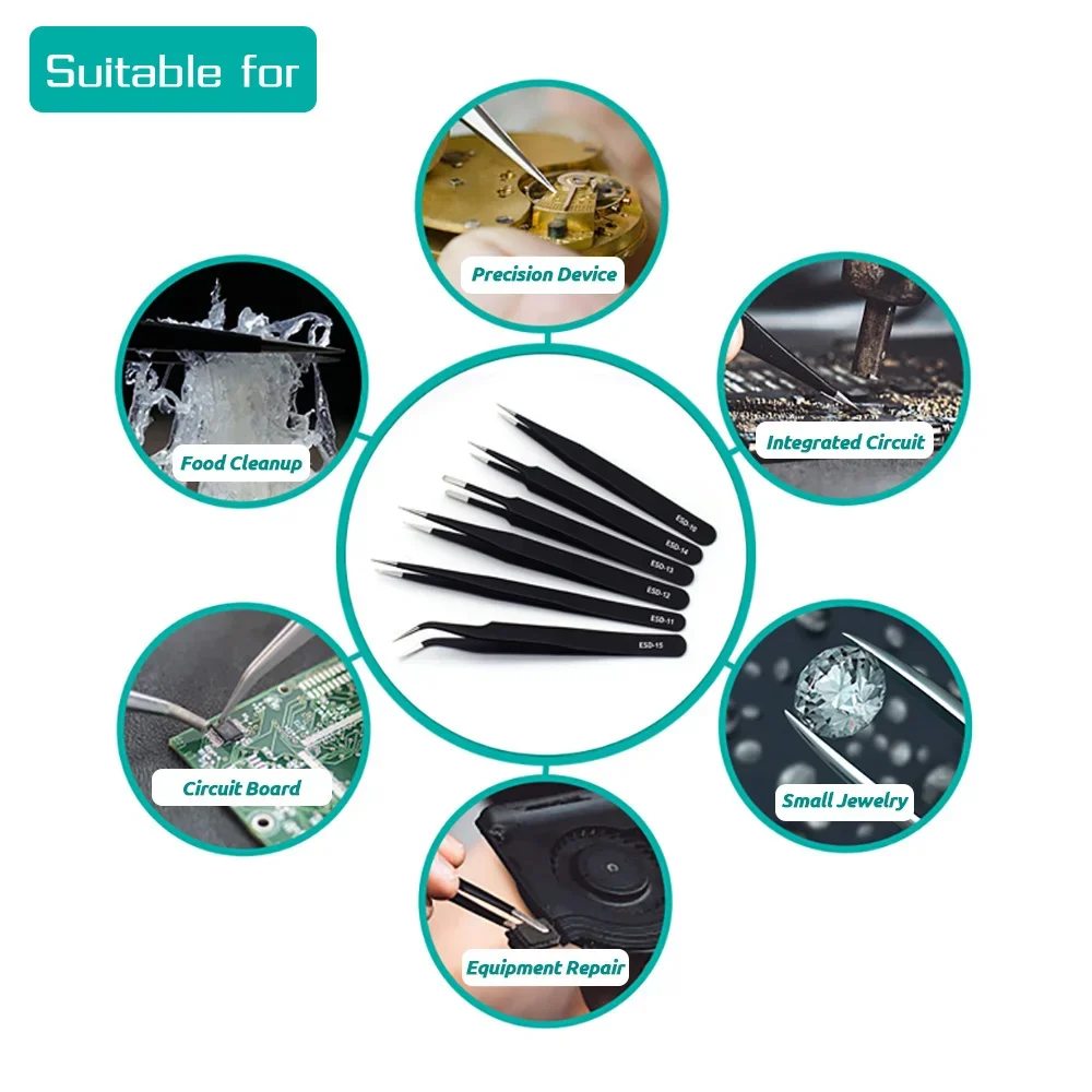 Ensemble de 6 pinces de précis - Model Kit Tweezers avis et prix