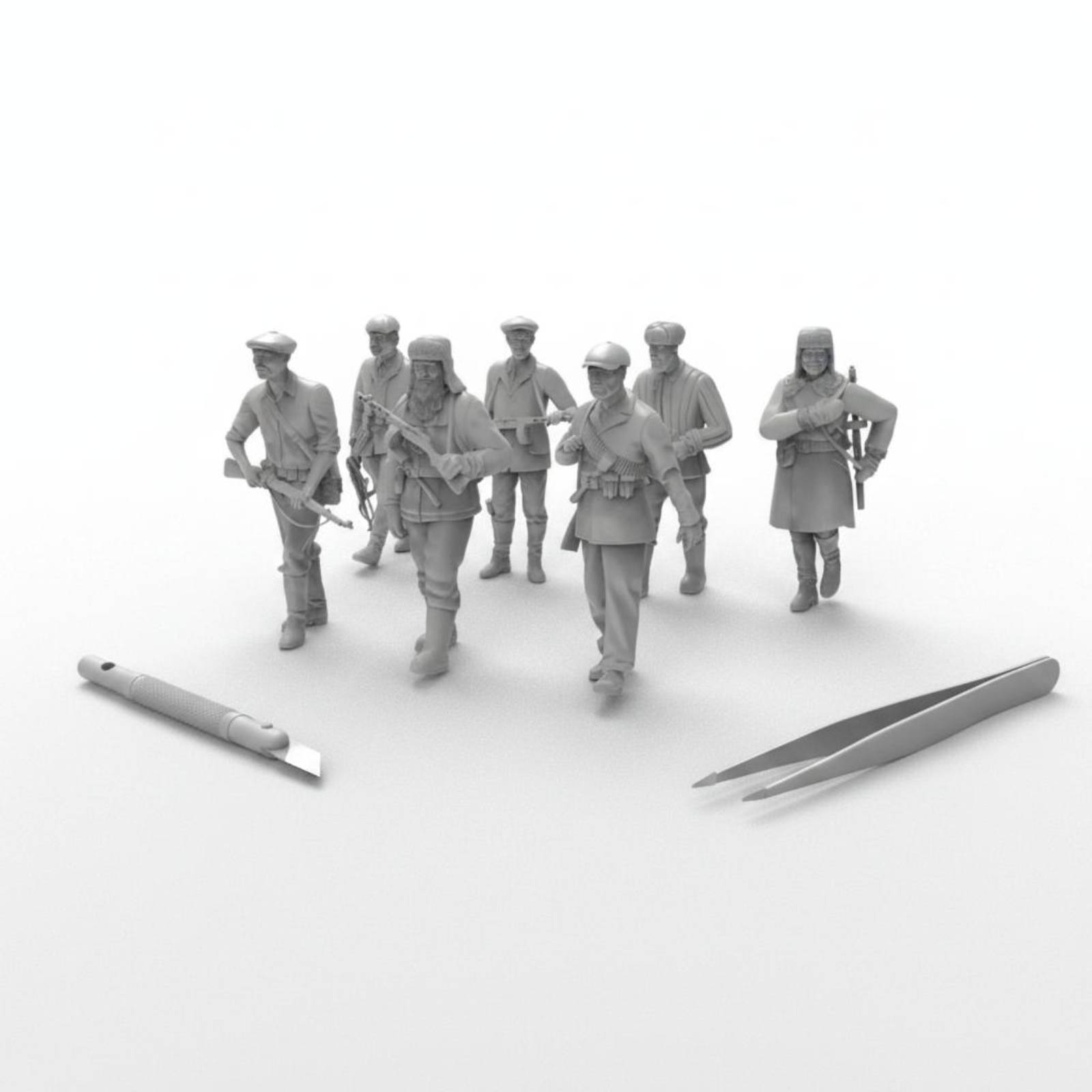 Figurines de soldats de la Sec - Model Kit Figure avis et prix