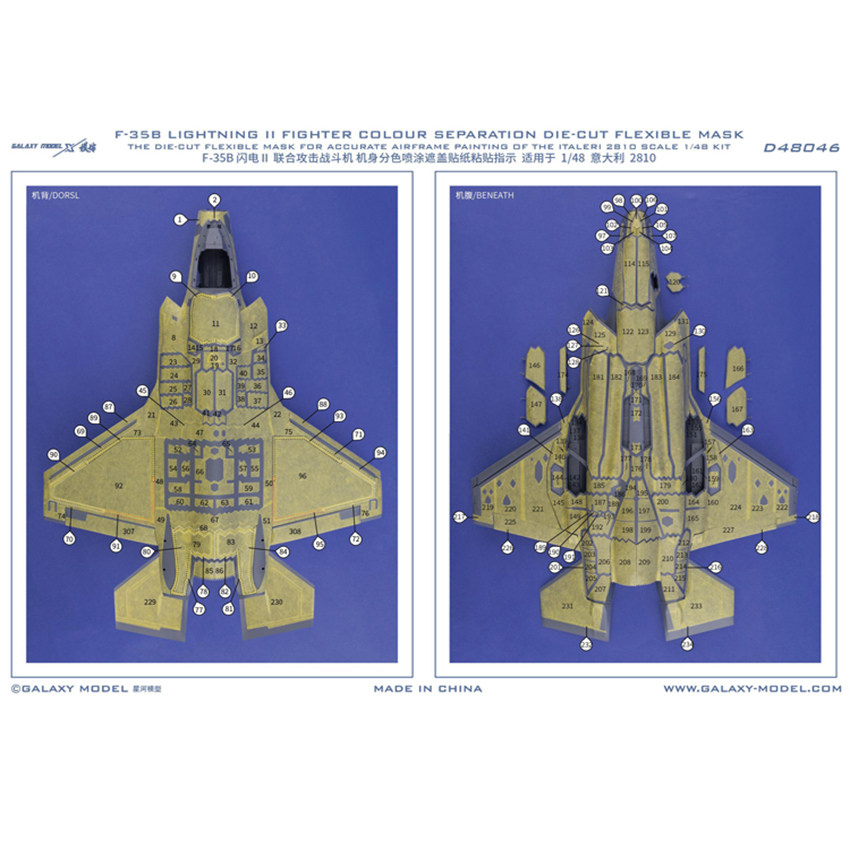 Galaxy 1/48 échelle F-35B écla - Model Kit Italeri avis et prix